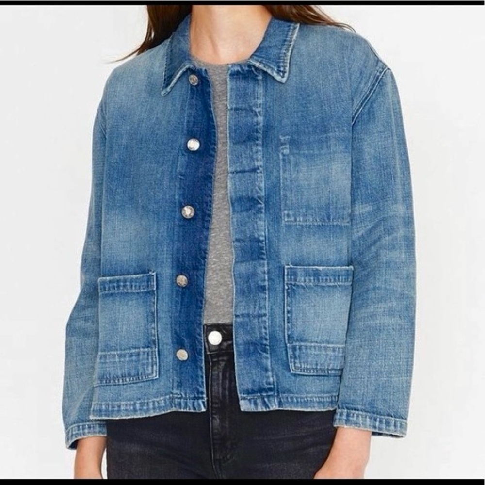 AMO Scout Lightweight Denim Jean Jacket in Medium